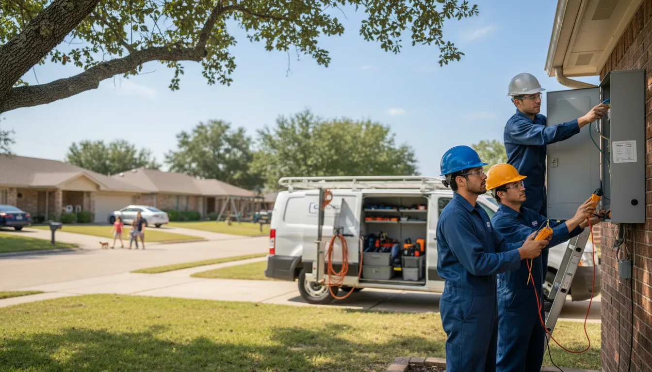 Certified electrician providing emergency electrical services in Glenford, OH